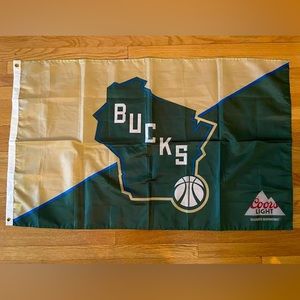 Milwaukee Bucks X Coors light flags!